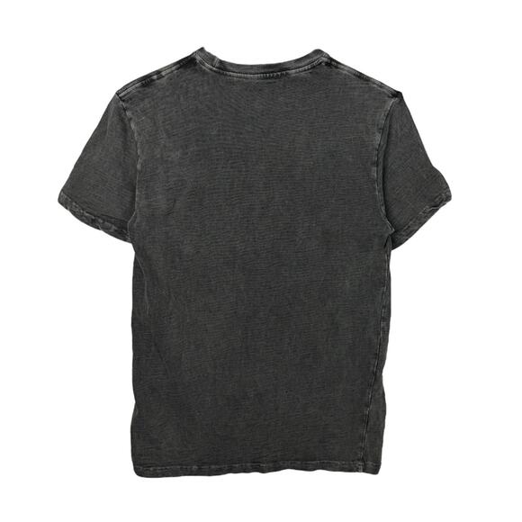 Lucky Brand Psyched Out Santa Tee T-Shirt Graphic Christmas Black Gray Men Small - Picture 2 of 8